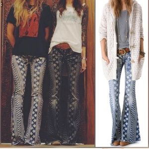 Free people flare denim mantra bali